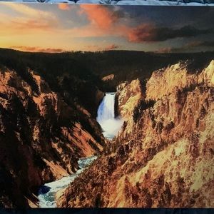 Yellowstone Falls canvas